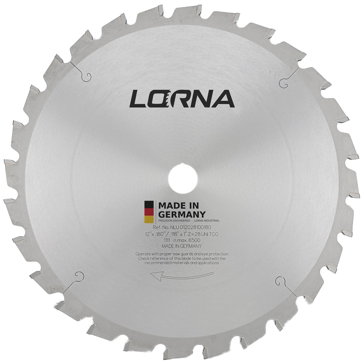 12" D x 28T x 1" Bore Nail Cutting Saw Blade