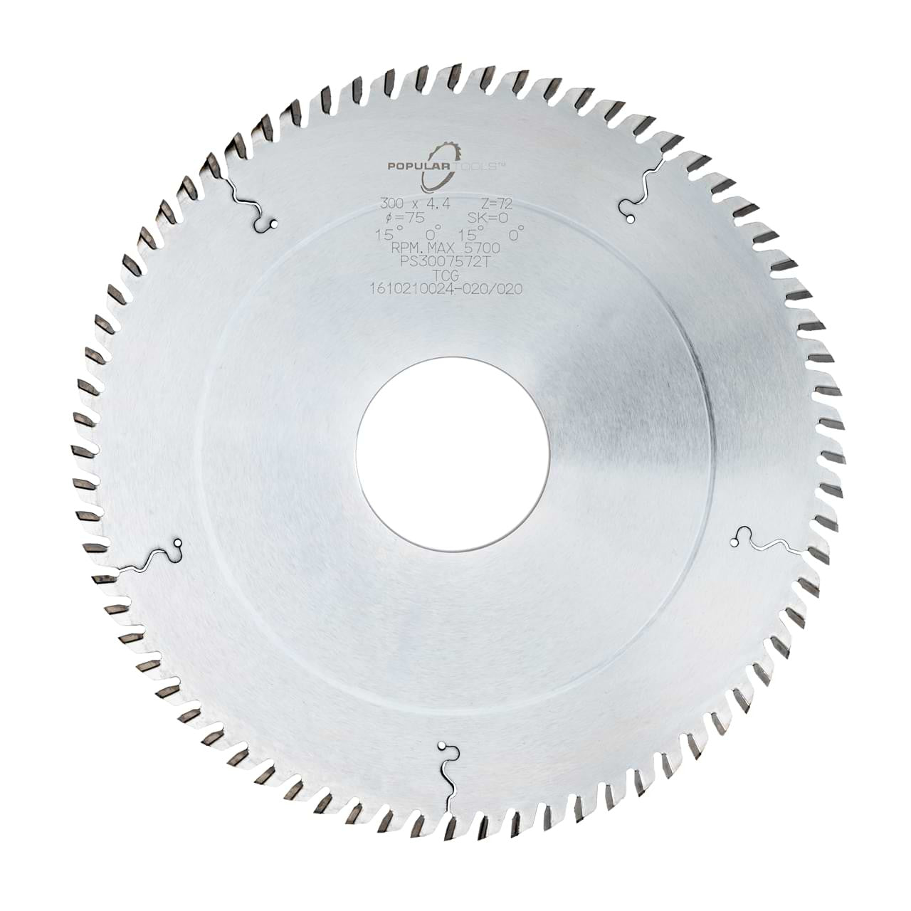 600mm Panel Sizing Saw Blade – 72T TCG, 60mm Bore (PS6006072T)