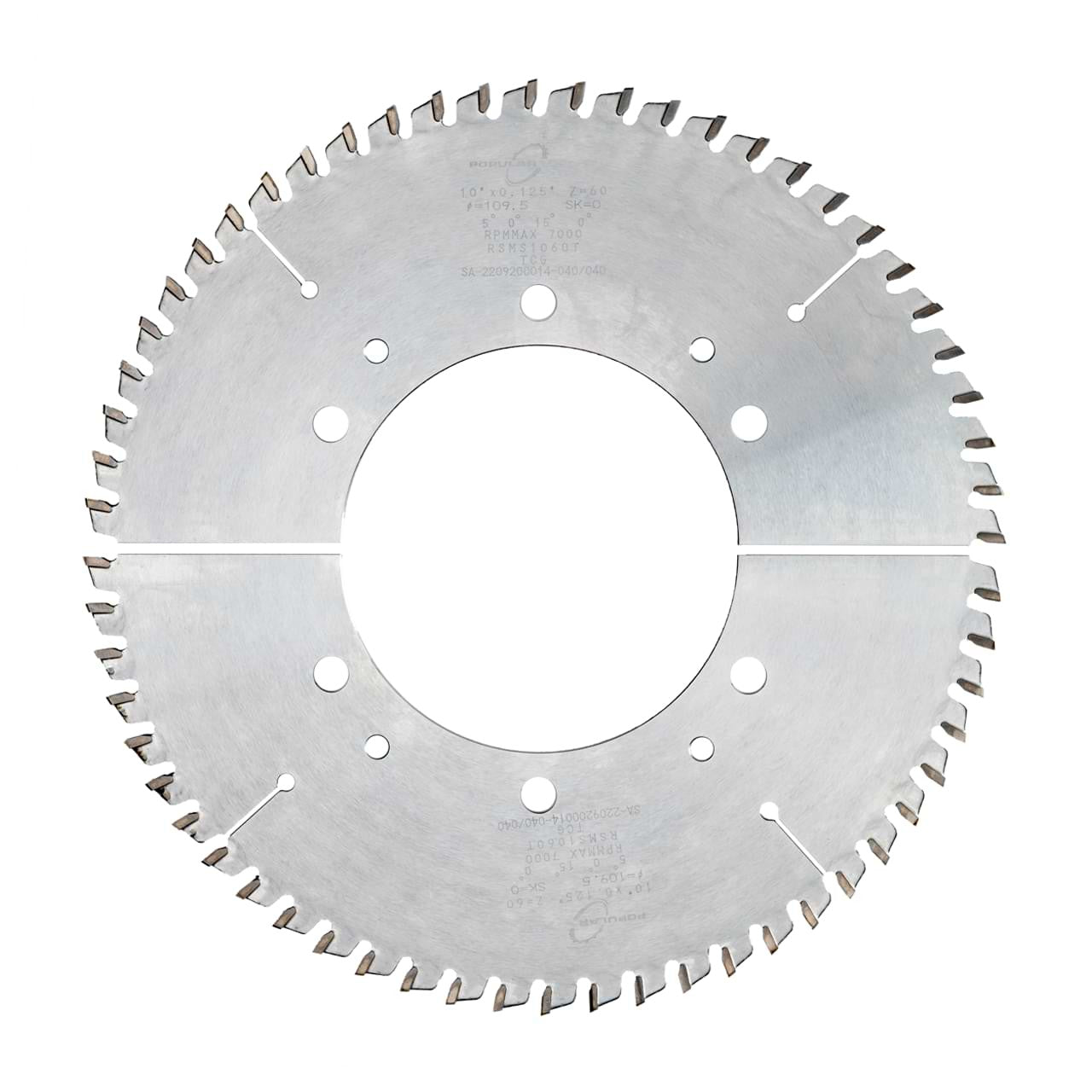 10 inch D x 60 Teeth x TCG x 4-5/16 inch Bore Multi-Score Rip Saw Blade (RSMS1060T)