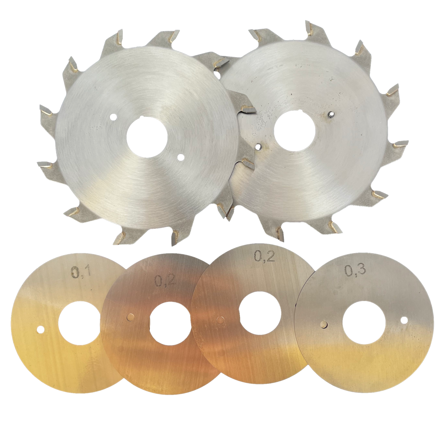 120mm x 24T x 3/4" Bore Split Scoring Set