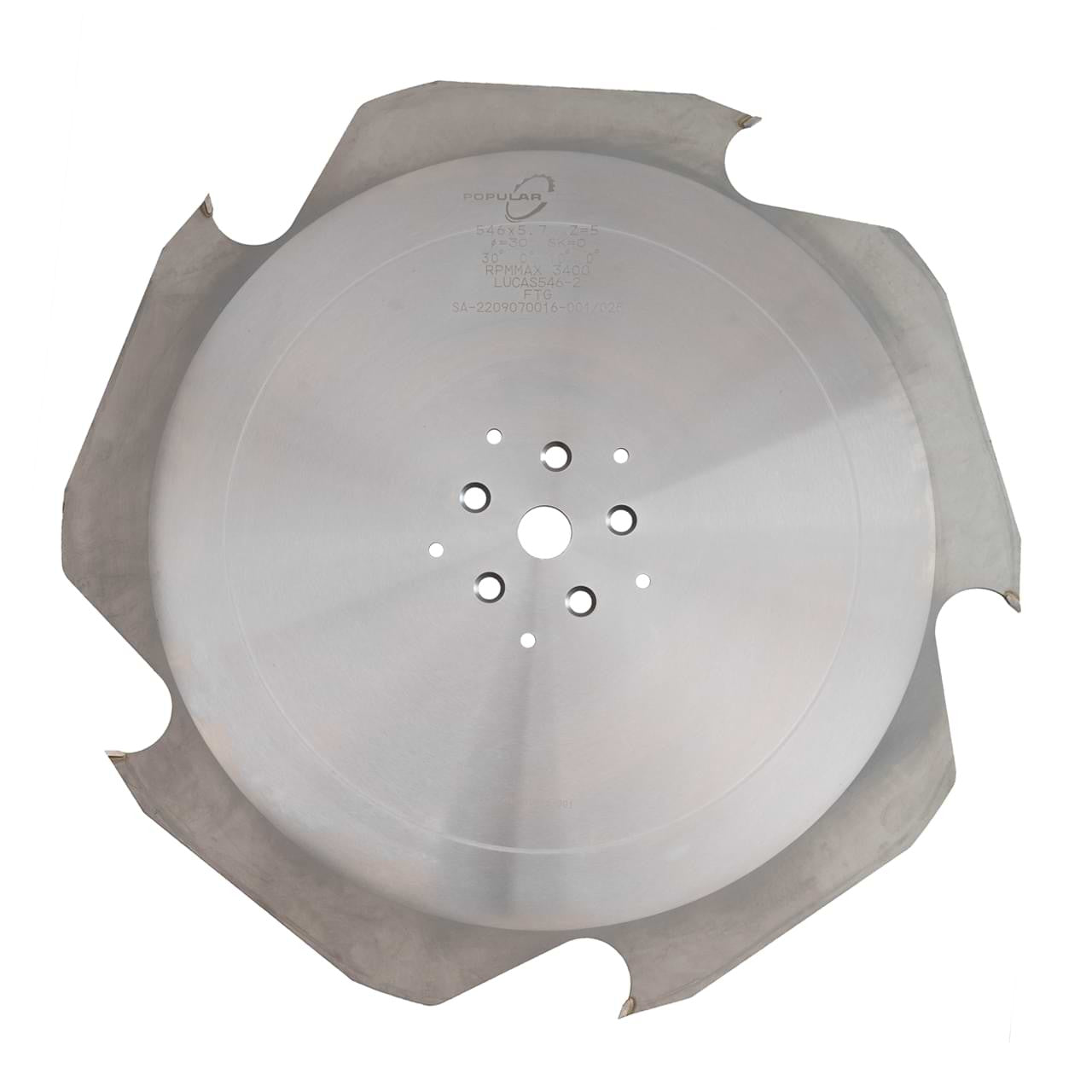 634mm Swing-Blade Sawmill Blade – 5T FTG, 30mm Bore (LUCAS634)