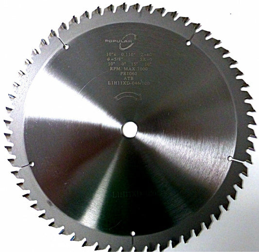 10 inch D x 24 Teeth x FTG x 5/8 inch Bore General Purpose Saw Blade (PR1024F)