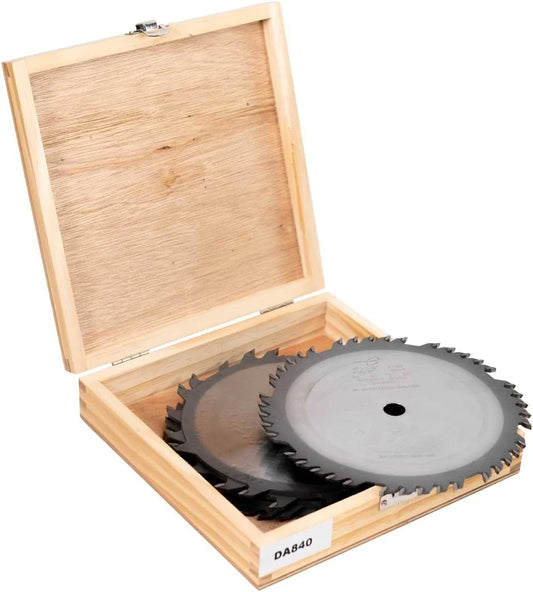 Popular Tools DA1040 – 10" Industrial Stacked Dado Set (40T Outer / 8T Chipper, 1" Bore)