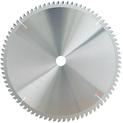 12" D x 80T TCG x 1" Bore Aluminum Saw Blade
