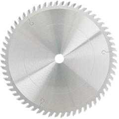 8" D x 60T M-TCG x 5/8" Bore No-Melt Plastic Cutting Saw Blade